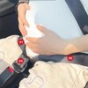 Pregnancy Seat Belt Adjuster, Bump Protection Strap, Red