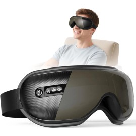 Generic Heated Eye Massager for Migraines & Fatigue – Bluetooth Enabled & Rechargeable