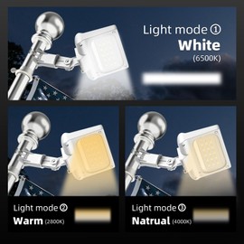 Solar Flag Pole Light, Bright White 4000k Flagpole Light Upgrade Solar Powered for Fits 1-1.5" Flag Pole,Tri-Color Solar flagpole Lights,Outside House Garden Yard American Flags Decor