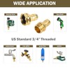 LIULO TOOL Garden Hose Repair Kit - 3 Set Aluminum