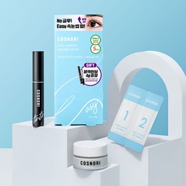 COSNORI Easy Eyelash Lift Kit 5 Servings - [SET] Eyelash Lift Kit 5 Servings (+Tinting Serum 4g)