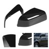 2PCS Door Mirror Cover LR019962 Glossy Black Replacement for LAND