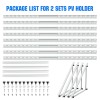 PFCTART 2 Set 45 Inch Solar Panel Brackets 0-90° Adjustable