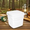 Plastic Bucket with Handle and Lid Reusable Water Bucket Container