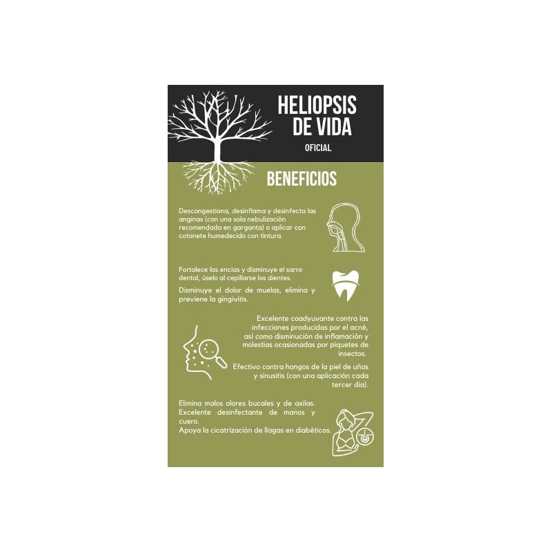 KIT HELIOPSIS DE VIDA EXTRACTO DE CHILCUAGUE DE 70 ML