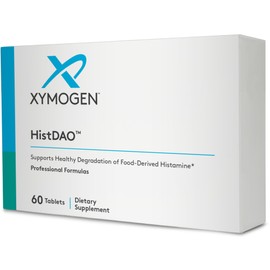 XYMOGEN HistDAO - DAO Enzyme Supplement to Supports Healthy Degradation of Food-Derived Histamine - Diamine Oxidase for Digestive Health 20,000 HDU Per Serving (60 Tablets)