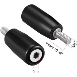 MACHSWON Revolving Handle for Milling Machine Lathe Grinding Machine Revolving Handwheel Grip Clamping Handles Screw Knobs M6 x 32mm 1pcs