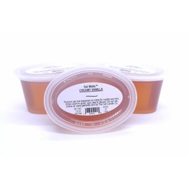 3 Pack of Creamy Vanilla Long Lasting Aroma Gel Melts™ for Warmers and Burners Peel, MELT, Enjoy