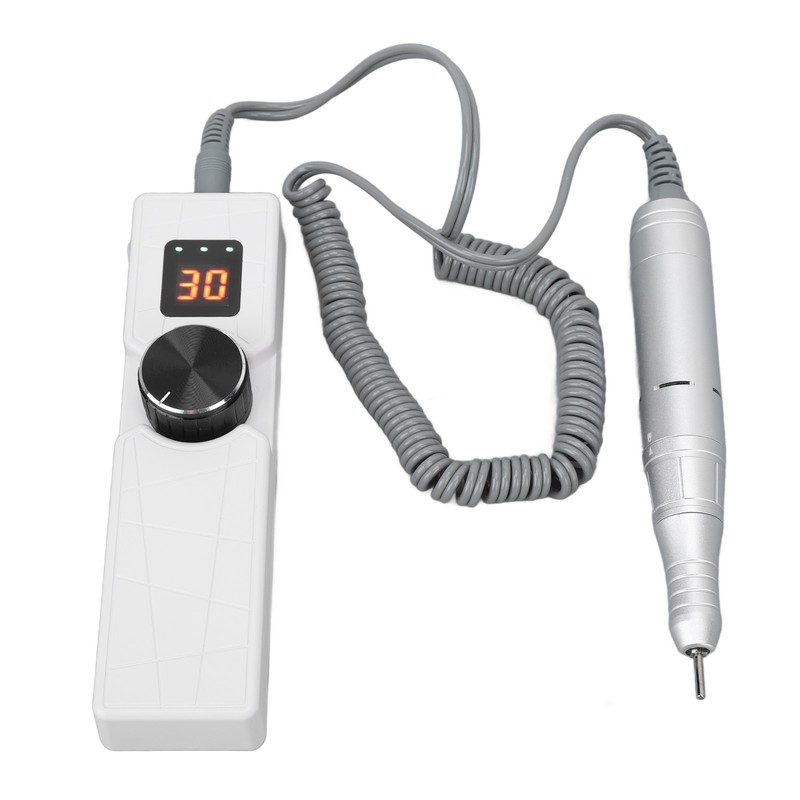 LCD Nail Drill Machine Portable USB Charging Adjustable Electric Nail