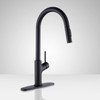 Achelous Black Kitchen Faucet with Pull Down Magnetic Docking Sprayer,Stainless