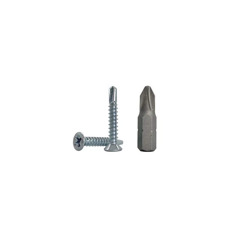 Pack of 400 DIN 7504 P Galvanised Steel 3.9 x