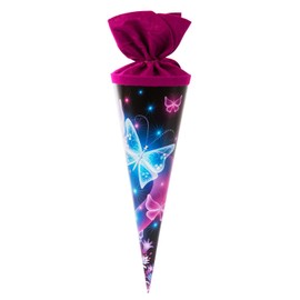 Goldbuch 93062 Sibling School Cone with Butterfly Motif, 35 cm, Glossy Cardboard