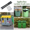 TEASIK 2pcs Trash Can Lid Lock,Trash Can Locks for Animals,