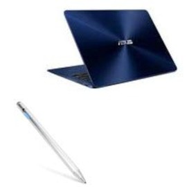 BoxWave Stylus Pen Compatible with ASUS ZenBook 13 (UX331) - AccuPoint Active Stylus, Electronic Stylus with Ultra Fine Tip - Metallic Silver