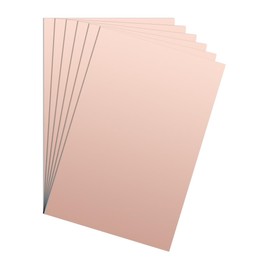 PATIKIL 4.8x7.2 inch Single Sided Copper Clad Laminate PCB, 6 Pcs 1mm Thickness FR4 Copper Plated Universal Circuit Prototype Board for Etching DIY PCB Kit