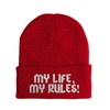 tshirtladen Mütze - My life, my rules - Beanie One