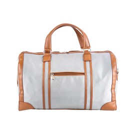 McKleinUSA Nylon Two-Tone, Tablet Overnight Duffel, Grey, Carry-On 20-Inch