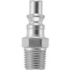 Milton 777 1/4" MNPT A Style Plug, Silver, 10 count