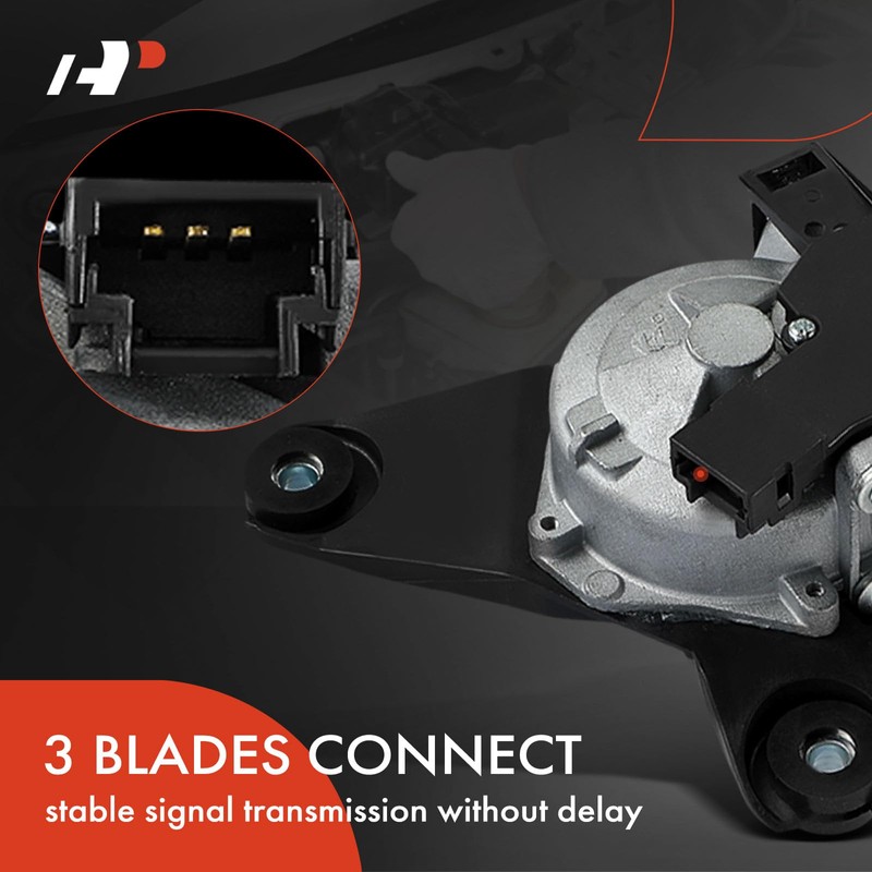 A-Premium Rear Windshield Wiper Motor Compatible with Nissan Rogue 2008-2013,