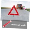 Gatuida 2pcs High Visibility Reflective Triangles for Roadside Safety Emergency