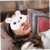Outanaya Lightweight Sleep Mask Rabbit Pattern Soft Eye Cover for