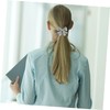 TOVINANNA Metal Bowknot Hair Tie for Women Elegant Decorative Elastic