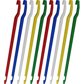 Storfisk fishing & more Plastic Hook Remover Double Sided with Line Notch for Small and Medium Fish Multicolour Pack of 10