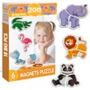 Magnetic Puzzles for Kids by MAGDUM Zoo - Toddler puzzles