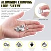 Mardatt 220 Pcs Aluminum Crimping Loop Sleeve Assortment Kit, 9