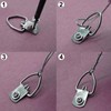 HRLORK 32.5 Feet (10m) Metal Braided Picture Hanging Wire -