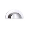 Infinity Decor Shell Cup Handles 105mm - Solid Brass Kitchen