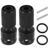 2 Pieces Socket Adapter Set, 1/2 Inch Square Drive to