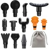Massage Gun Attachments for Hypervolt Go, 12PCS Replaceable Massager Heads