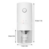 Electric Pepper Grinder Adjustable Coarseness USB Rechargeable Automatic Spice Mill
