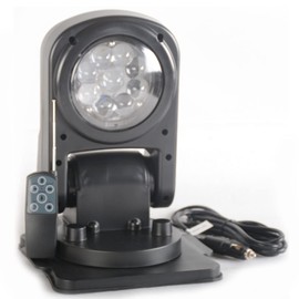 FSYF Led Search Light 360 Degrees Rotating Remote Control Folderble 9-32V Work Lamp Spot Driving Lamps Fog Lights Offroad Lights SUV ATV 4wd Truck Boat Lighting (7inch 45w (P001))