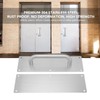 Pull Push Door Plate Handle with Screws 304 Stainless Steel
