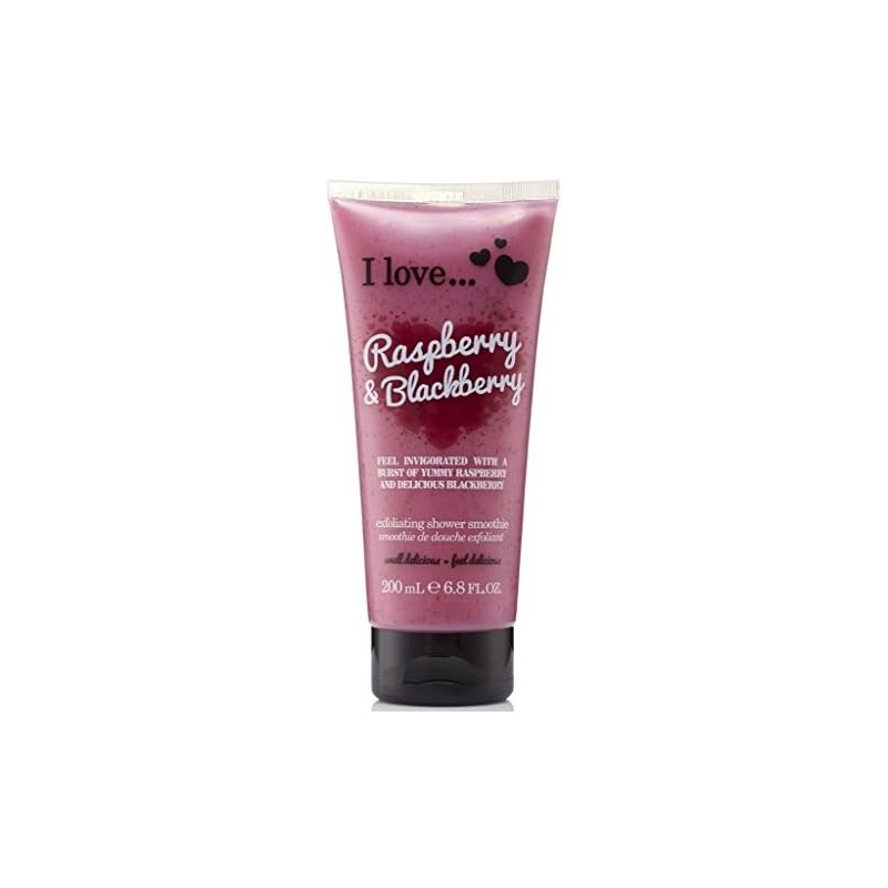 I LOVE Raspberry and Blackberry Exfoliating Shower Smoothie - Exfoliating