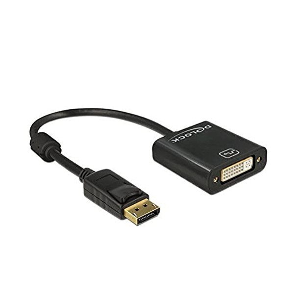 Delock Adapter Displayport 1.2 Male to DVI Female 4K Passive