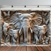 BSFHH - Tapiz de animales 3D para colgar en la