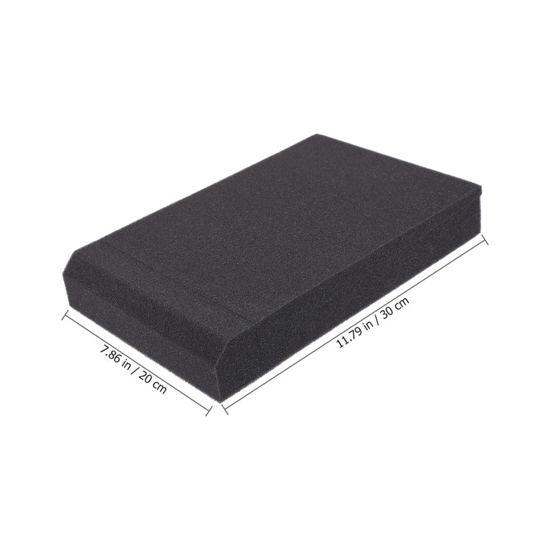 Kisangel 1 Set Acoustic Isolation Pads for Speakers Soundproof Sponge
