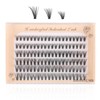 120 Pieces Individual Eyelashes Kit, 8mm 10mm 12mm 20D Reusable