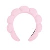 POMVIEA Spa Headband, Pink Make Up Headbands for Women Soft
