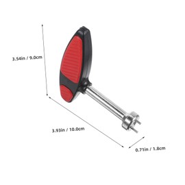 Mipcase Golf Shoe Spike Wrench Tool Stainless Steel Cleat Remover for Easy Adjustment Quick Spike Replacement Compact Lightweight Golf Accessory
