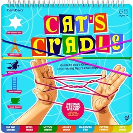 Dan&Darci Cats Cradle String Game Kit - Birthday Gifts for 8 9 10 11 12 Year Old Girl - Unique Gift for Kids, Tween, Preteen Girl Gift - Kids Game Ages 6-8 - Childrens Activity Games