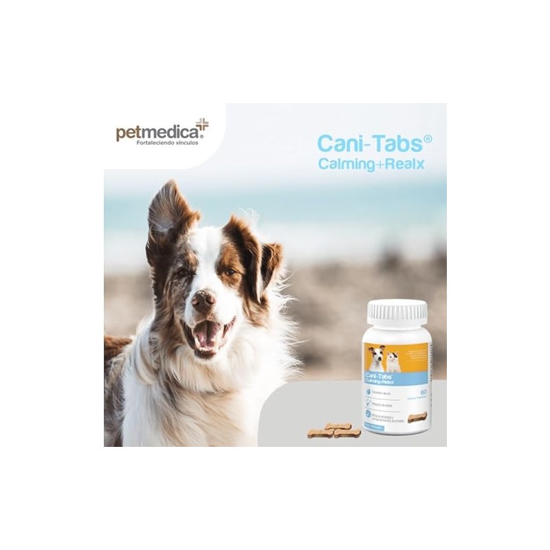 Cani-Tabs CalmingRelax, Suplemento Natural Relajante para Perros y Gatos, 60
