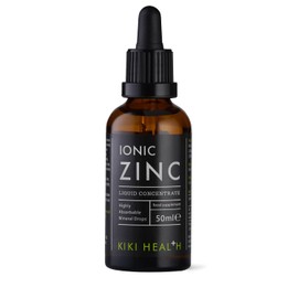 KIKI HEALTH KIKI Health Ionic Zinc Liquid Concentrate | Purely Natural Premium Organic Zinc Supplement | Immune System Booster | Easy to Use & Mineral Drops | Vegan Health Support for Daily Wellness - 50ml