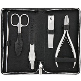 ZOHL Pedicure Set For Ingrown Nails In Black Leather Case Made in Germany (ZO1590)