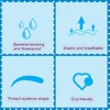 20 Pcs Disposable Plastic Eye Shield for Eyebrow Tattoo Protection