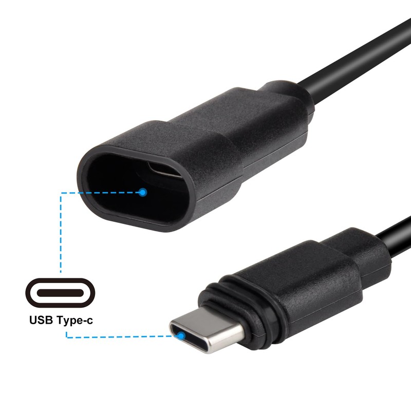 Prestantious Extension Cable Works for Ring USB-C Solar Panel, only