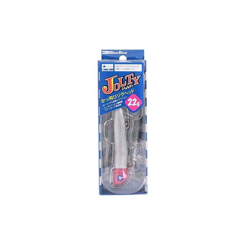 Blue Blue Worm Jorti 22g Set #24 Flash Glow/Clear Pink